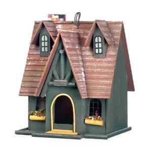 Thatch Roof Chimney Birdhouse 10029312 a