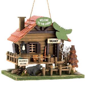 Image of Welcome To The Cabin Birdhouse 10015281