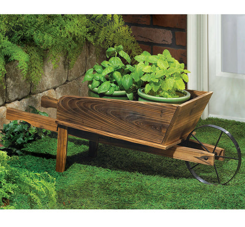 Image of Country Flower Cart Planter 10013843 2