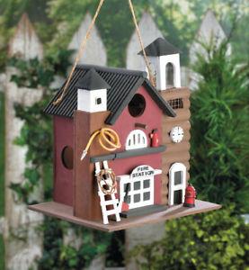 Image of Fire Station Birdhouse 2