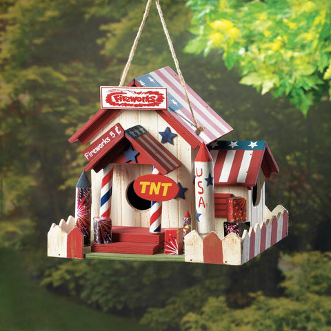 Image of Fireworks Stand Birdhouse 1