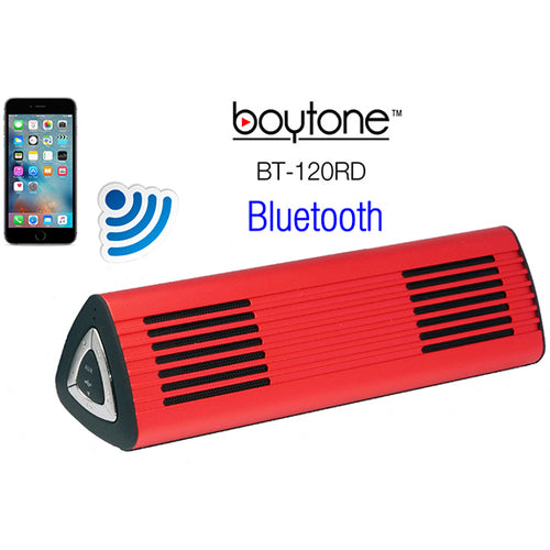 Copy of Copy of Copy of Boytone BT-120BK Ultra-Portable Wireless Bluetooth Speaker - Phoenix Red